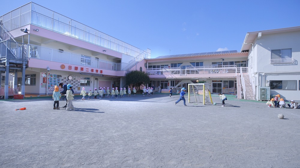 広い園庭